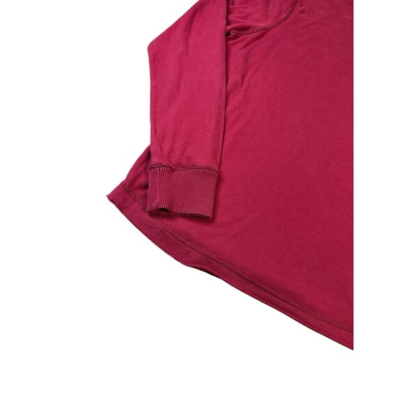 Vintage Hollister Shirt Mens Large Dark Red‎ Logo Pullover Y2K Inspired Preppy - Picture 4 of 9